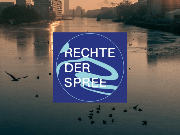 Die Spree in Berlin bei Abendstimmung, Wasser reflektiert das Licht, Vögel fliegen über den Fluss, Symbolbild für die Initiative ‚Rechte der Spree‘. Foto: wal_172619, Pixabay