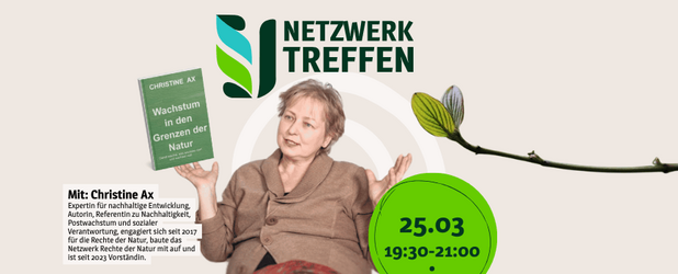 Buchcover Wachstum in den Grenzen der Natur von Christine Ax im Kontext nachhaltiger Wirtschaft und planetarer Grenzen
