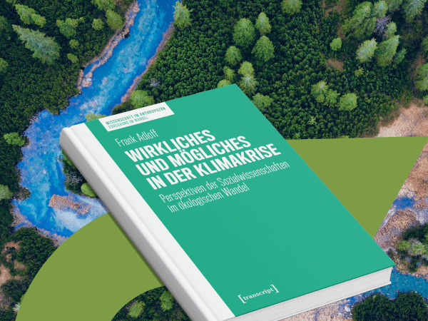Buchcover des Sachbuchs „Wirkliches und Mögliches in der Klimakrise“ von Frank Adloff über gesellschaftliche Transformation, Klimakrise und Rechte der Natur