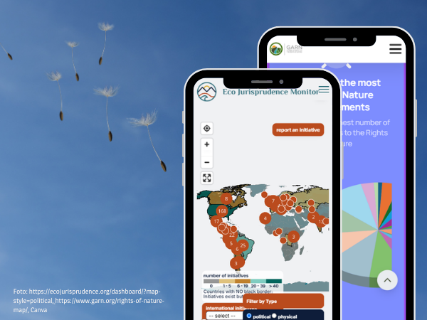 Eco Jurisprudence Monitor und Garn liefern und visualisieren Daten des Fortschrittes der die Rechte der Natur Bewegung weltweit