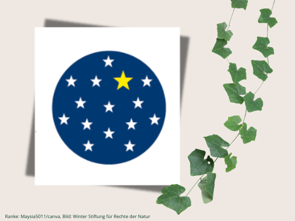 Flag of United Natur – Das Gesicht der Vereinten Natur Symbolische Flagge zeigt blauen Kreis auf weißem Grund – Sinnbild für Erde und Frieden. Sie steht für die Gleichberechtigung aller Lebewesen.
