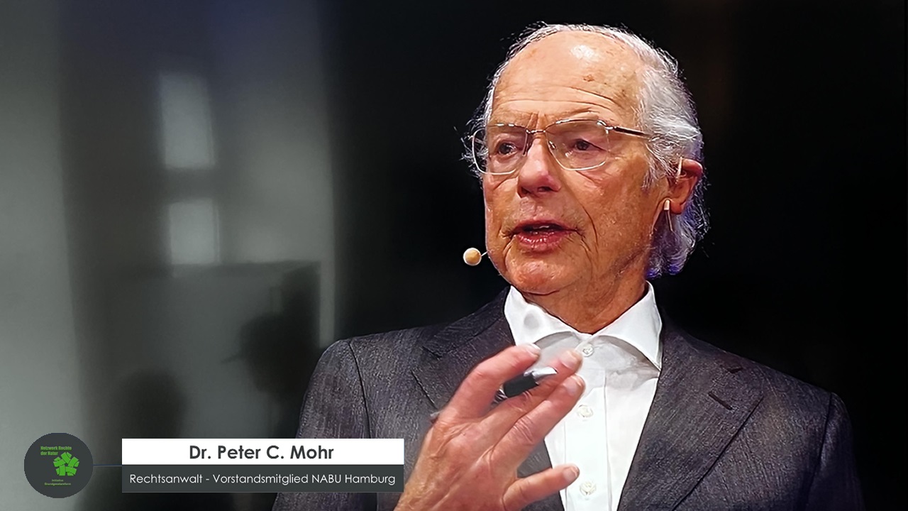 Dr. jur. Peter C. Mohr, Netzwerk Rechte der Natur, Nabu Hamburg 